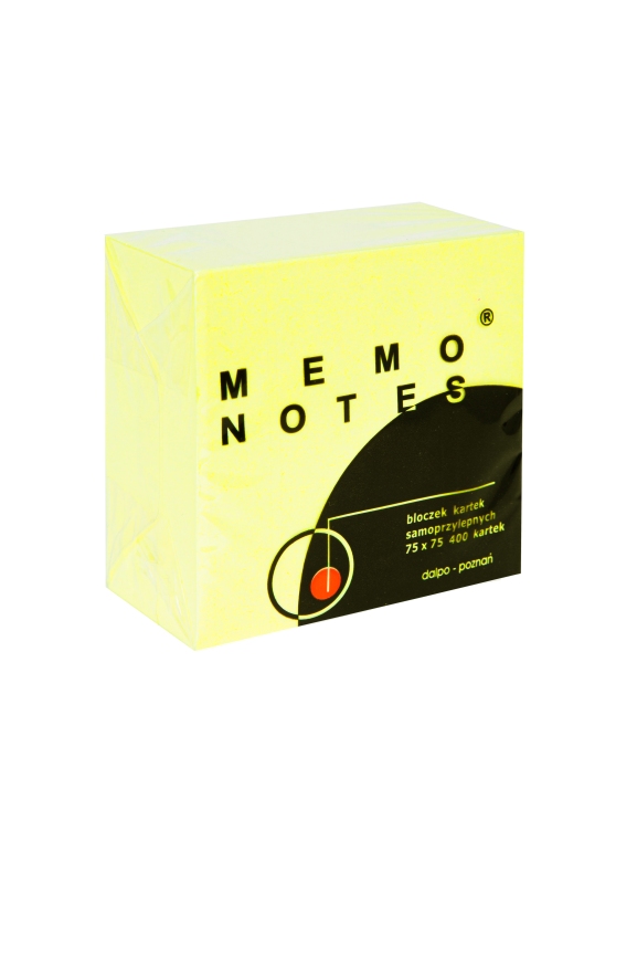 Notes samoprzylepny Dalpo Max 75 x 75 żółty